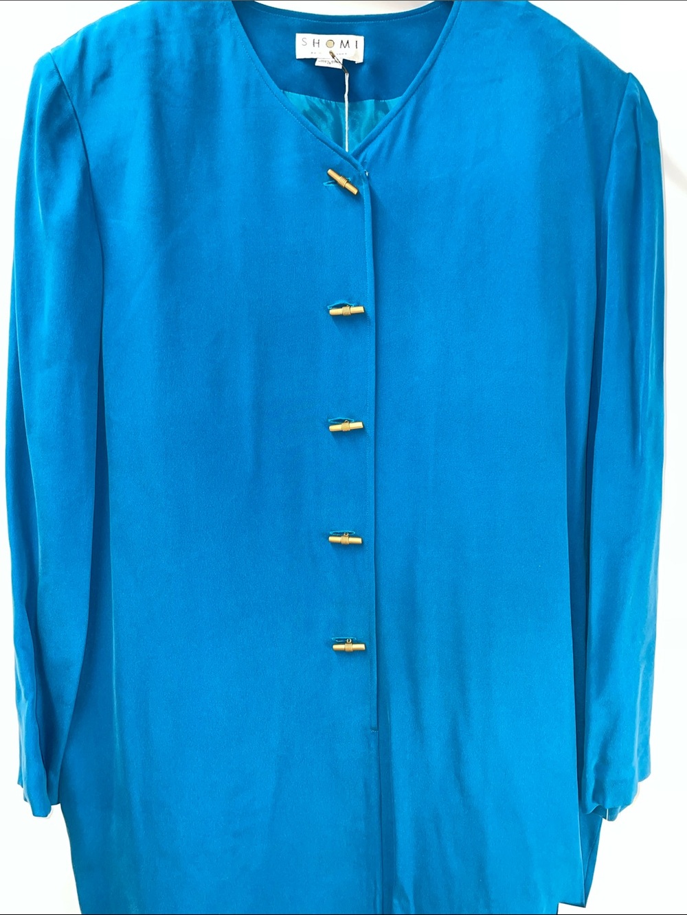 SHOMI PURE SILK DRESS FTL-07-080 - Picture 2 of 9